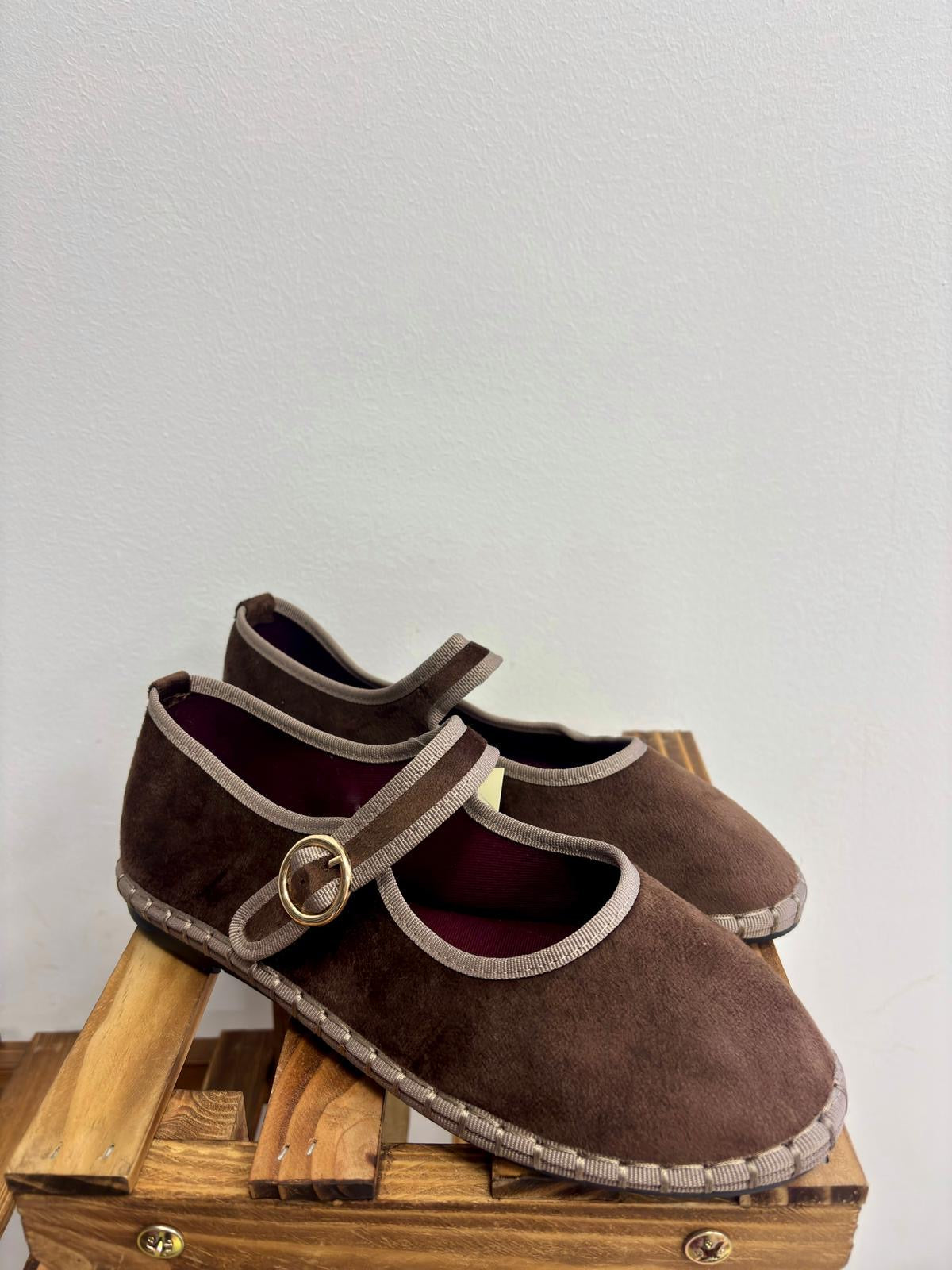 Mary Janes de terciopelo