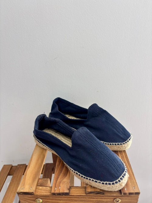 600/ZAPATILLA ESPIGAS AZUL MARINO
