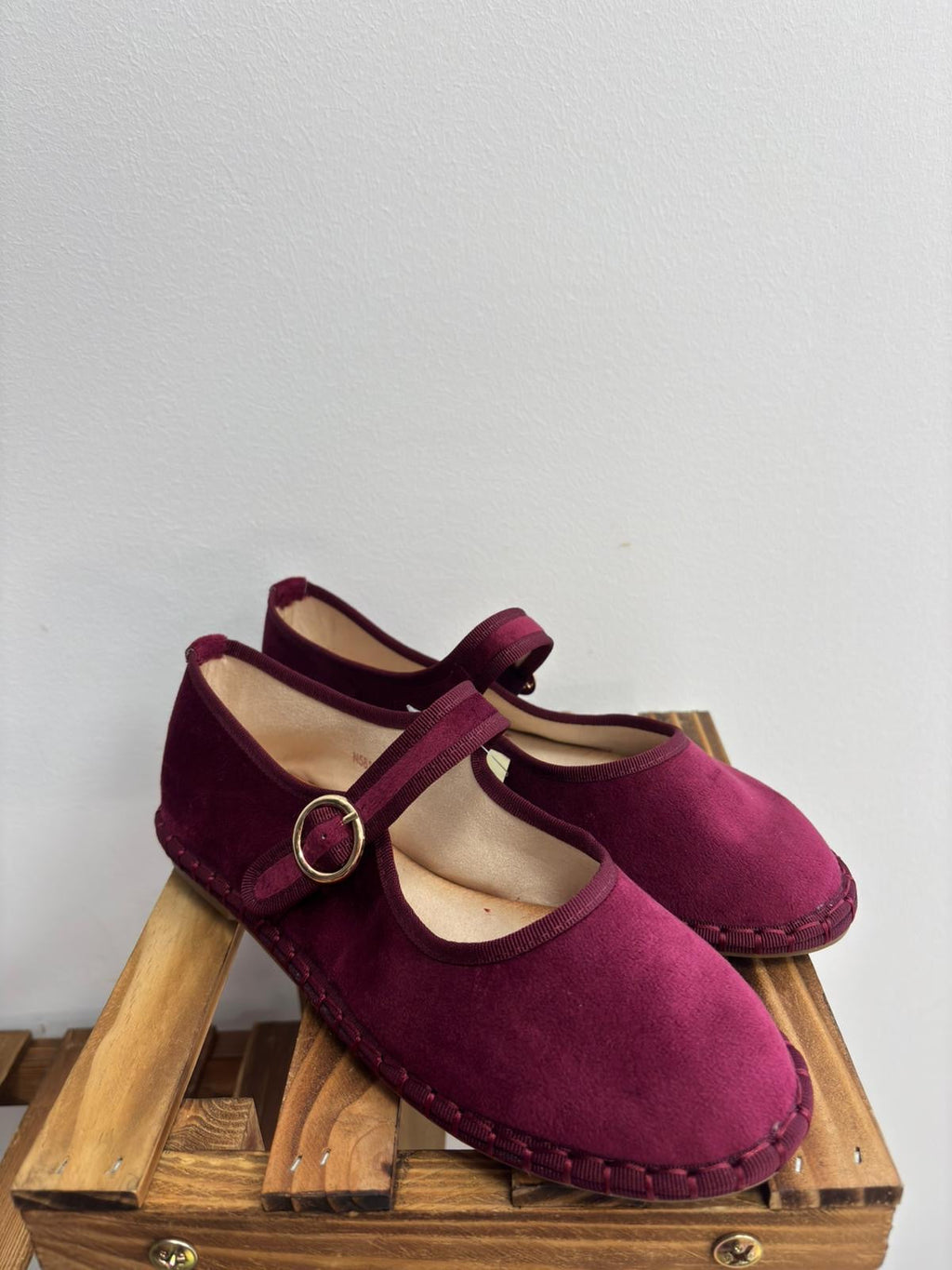 Merceditas de terciopelo