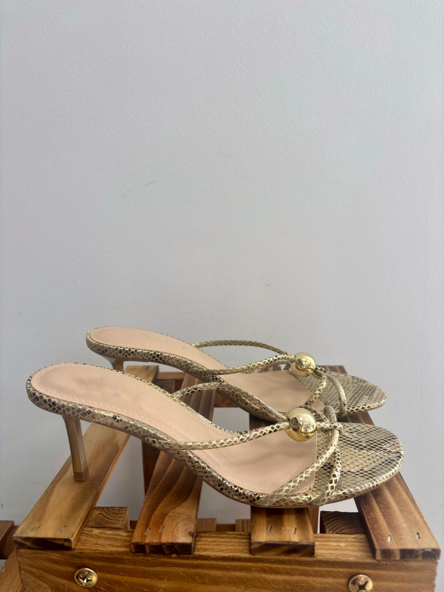 6505/SANDALIA EFECTO SERPIENTE