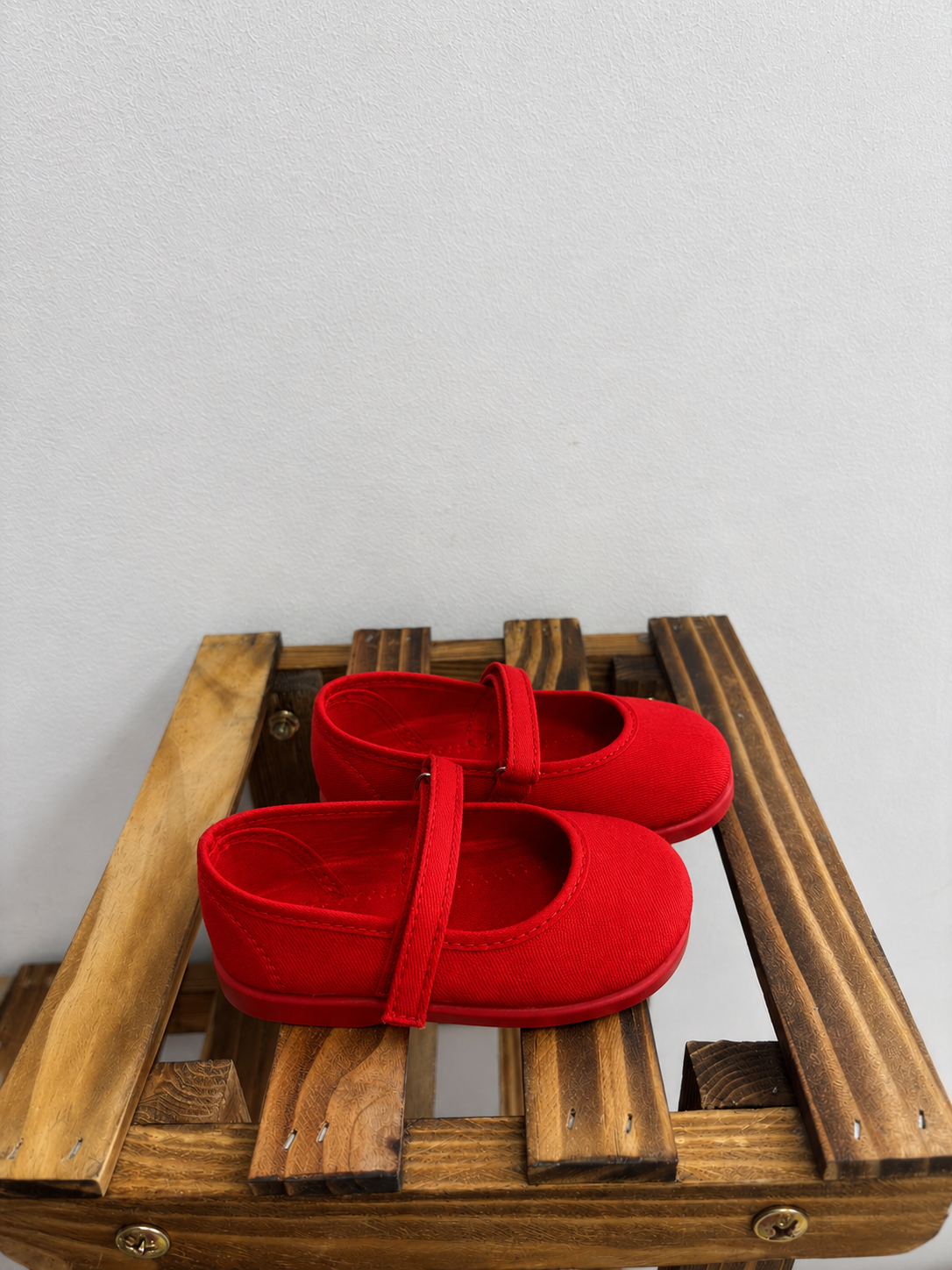 950/MERCEDITA VELCRO ROJA
