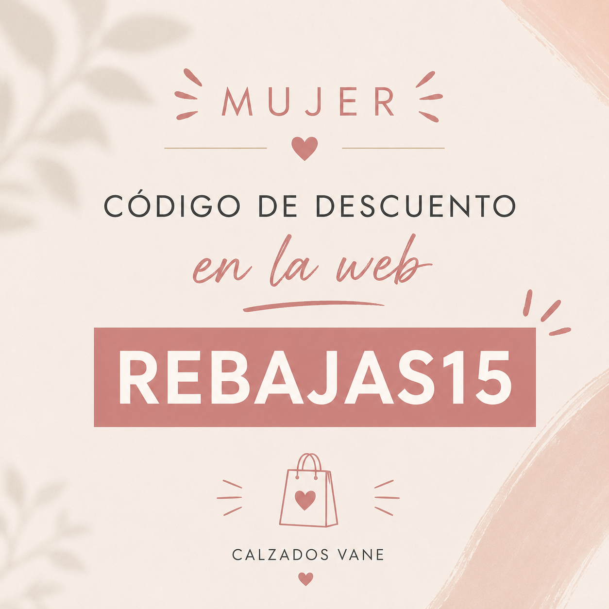 CÓDIGO DESCUENTO MUJER